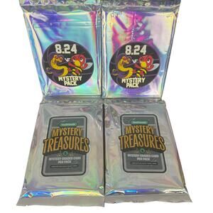 4 Mystery Graded Sealed Packs - Mystery Treasures + Kobe Day BUNDLE